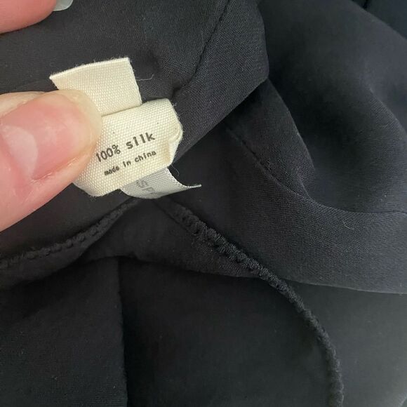 L'AGENCE Black Silk Halter Neck Cocktail Dress 8 - Picture 6 of 8